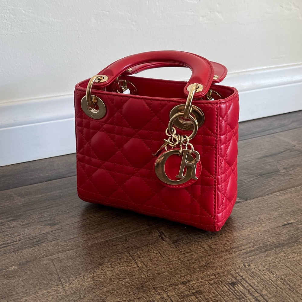 DIOR red lady bag
